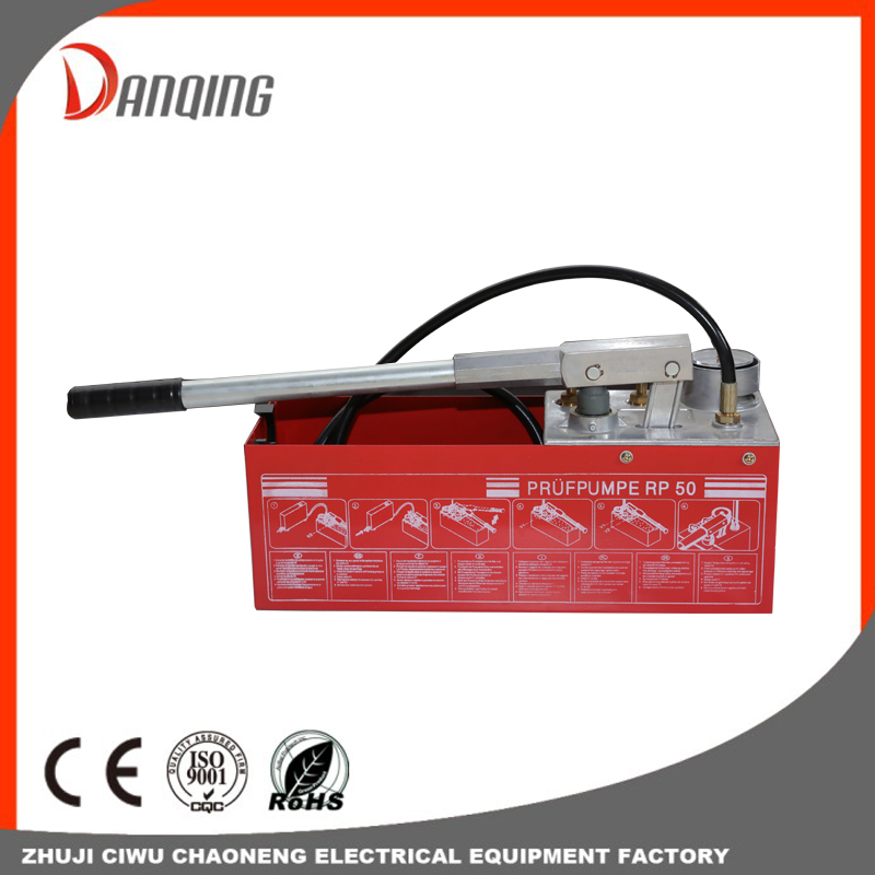 Manual Pipeline Pressure Hydraulic Test Pump